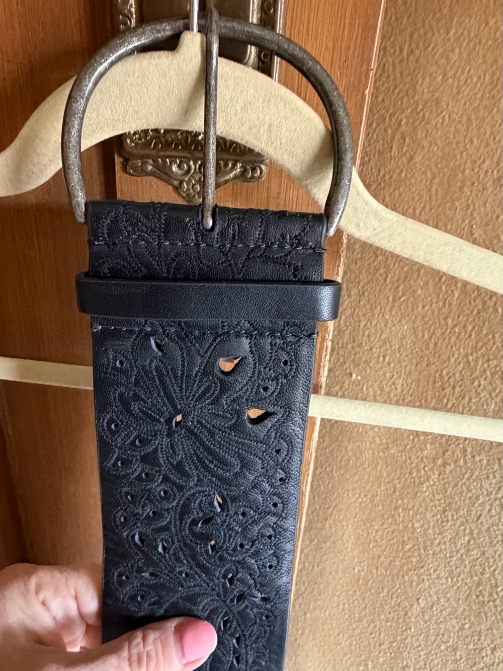 Free People Black Leather Laurel HIP BELT
Never worn L/XL BN no tags - Picture 3 of 7